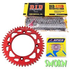 GasGas MC 85 Chain & Sprocket Kit Big Wheel 21-25 SX TC DID RFX Red 13-49T