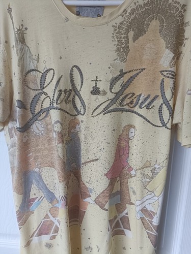 Elvis jesus shirt beatles - elvis, t