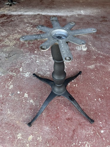 Cast iron bistro table stands - cast,