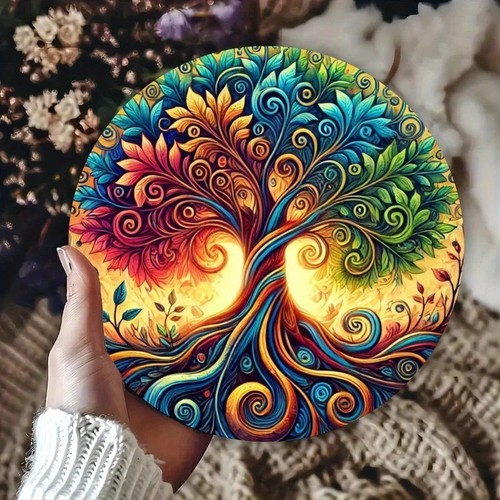Tree life mandala metal - tree,