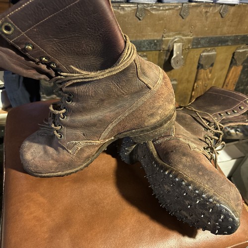 Vintage dayton logging boots - vintage,