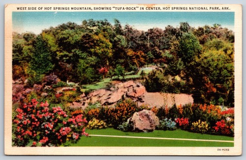 Postcard tufa rock hot - "tufa, rock",