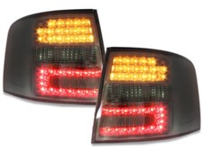 For Audi A6 C5 Avant 1998-2005 LED Taillights Left + Right in Black Smoke