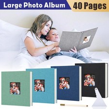 DIY Large Self Adhesive Photo Picture Album for Keepsake Gift 40 Pages