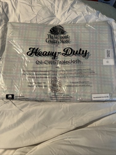 New oil cloth tablecloth - new,