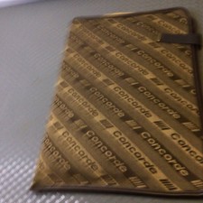CONCORDE MEMORABILIA PILOT ADVERTSING POCKET WITH SEVERAL CONCORDE AND INT. ITEM