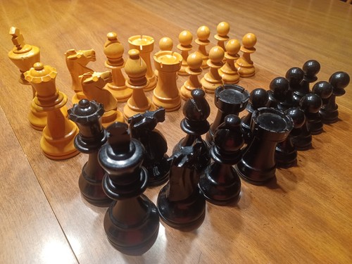 Vintage staunton chess - vintage,