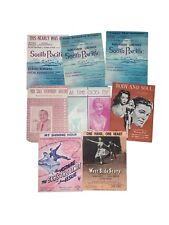 Vintage Sheet Music Lot  Of 8 Musical Theater Songs Broadway Piano Vocal