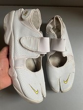 mens Nike Air Rift white split toe running trainers uk 10 eur 45