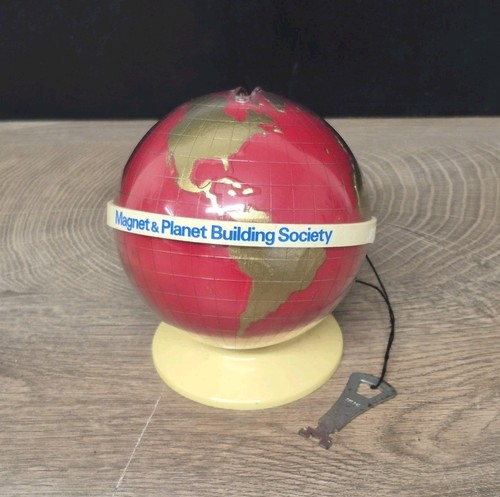 Vintage globe money - vintage, box