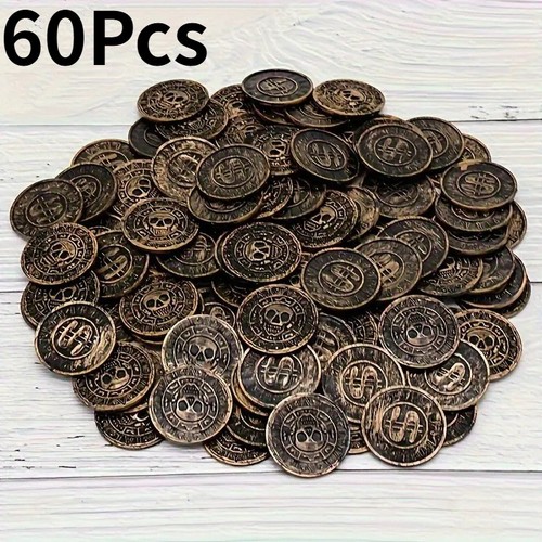 Skull and cross bones - bones, coins