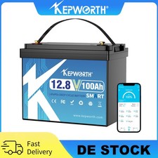 12V 100AH LiFePO4 Lithium Battery Bluetooth BMS for RV Solar Panel RV