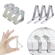Table Cloth Clips 4/12x NEW