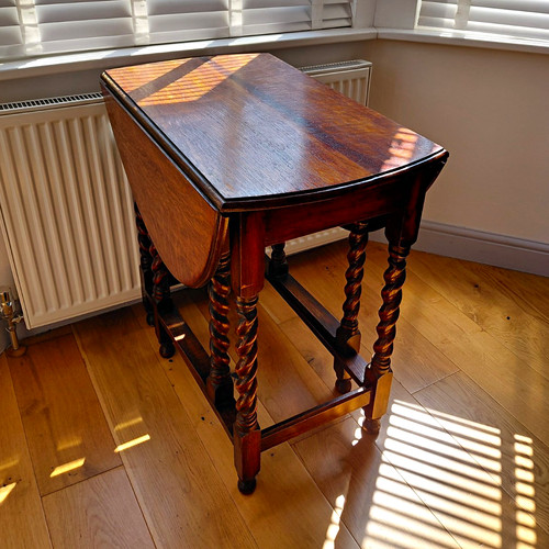 Oak oval drop leaf - oak, gateleg