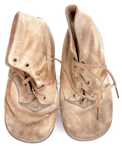 Antique vintage pair - pair, leather