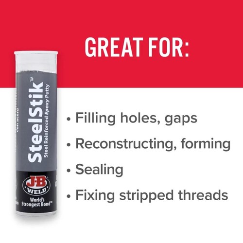 Weld steelstick putty - weld,