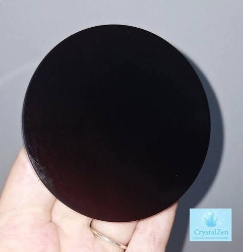 Black obsidian crystal scrying - obsidian,