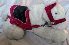 Tesco Chilly & Friends Beauty Pony Horse large 20” Soft Toy Plush red Saddle 