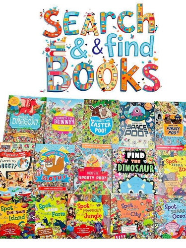 Search and find - , books