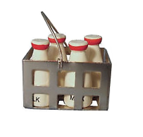 Milk bottle crate place - milk,