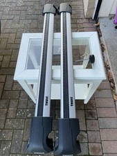 Thule WingBar Edge Silver Aluminium Roof Bars to fit Volvo XC60 Mk.2 17-22 Rails