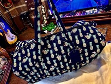 Vera Bradley X Large Original Duffel Bag Weekender Pineapple Toucan  Party NWOT