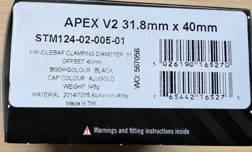 Renthal apex stem - v2,
