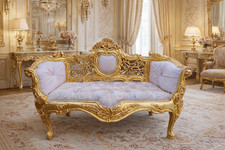Sofa Louis XVI French Pink