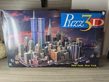 New York Puzz 3D Jigsaw Puzzle MB Hasbro Wrebbit 1998 BOXED RARE