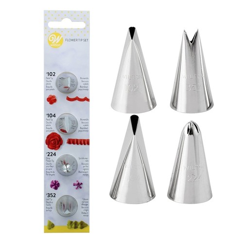 Wilton flower tip nozzle set - wilton,