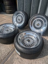 Genuine Classic BMW BBS RS Alloy Wheels E24 E34 E31 E38 Classic 3 piece splits