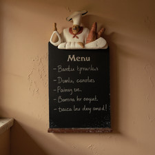 Chef menu board chalk - chef,