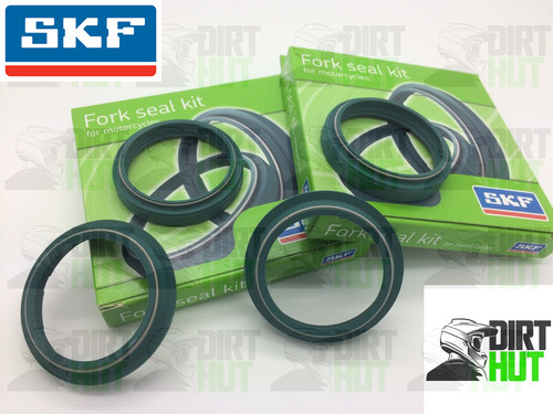 Skf fork seals - skf, white