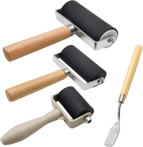 Pack rubber roller brayer - 4,