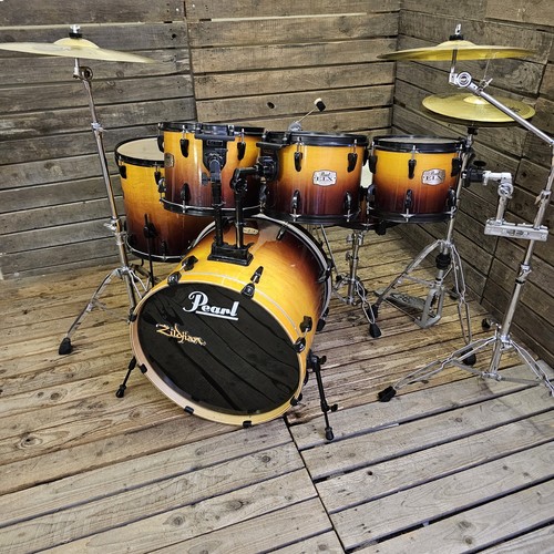 Drum kit pearl - drum, amber
