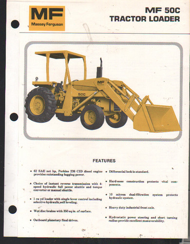 Massey ferguson 50c - "mf, 50c"