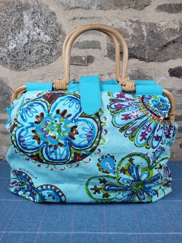 Bulaggi handbag blue floral - bulaggi,