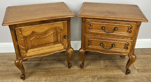 Pair bedside tables - ,