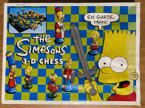 The simpsons chess - 3d, set