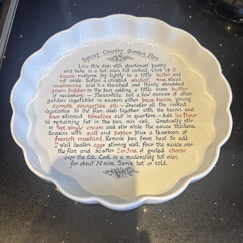 Vintage pie pan t g - pie, 11”