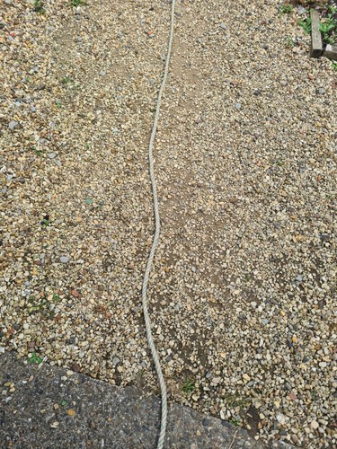Metres used rope 4 cms - metres, of