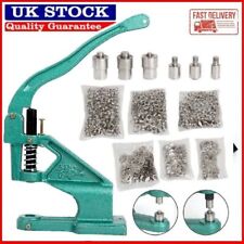 Green Hand Press Machine for Fixing Press Studs Eyelets Rivet Leathercraft UK