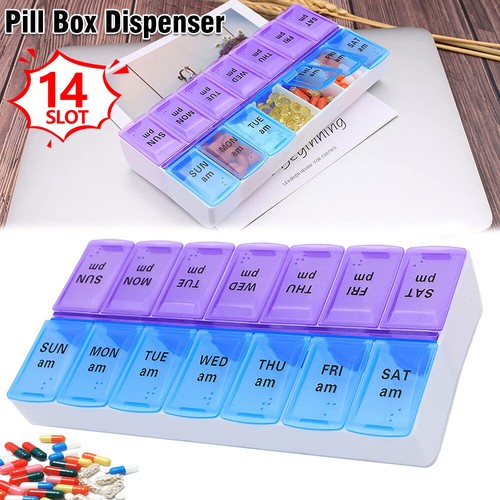 Weekly pill box day - pill,