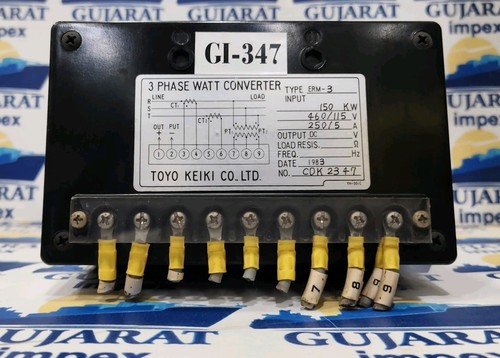 Toyo keiki erm - 3, watt