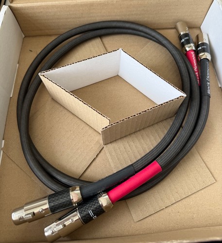 Tellurium black diamond xlr - black,