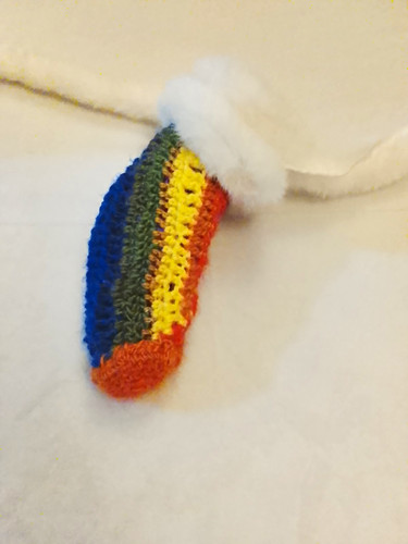 Handmade crocheted rainbow - handmade,