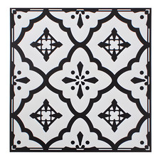 Vinyl Floor Tiles Black White