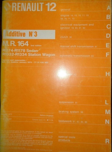 1975 renault 164 sedan - 1975,