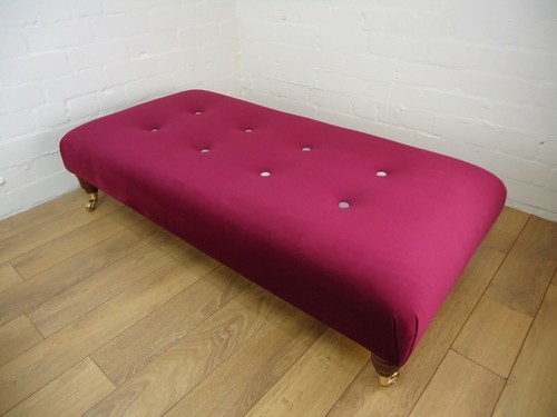 Custom footstool bed end - bed,