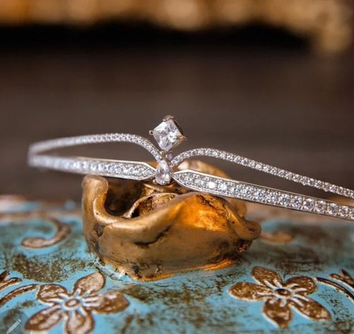 Bridal tiara silver wedding - silver,